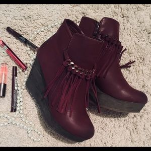 Sbicca Zepp Wedge Booties